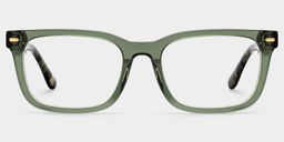 Patrick Rectangle Green Glasses1