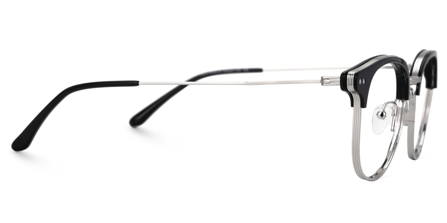 Marcelin Black Thin Frame Glasses for Men | ZEELOOL UK2