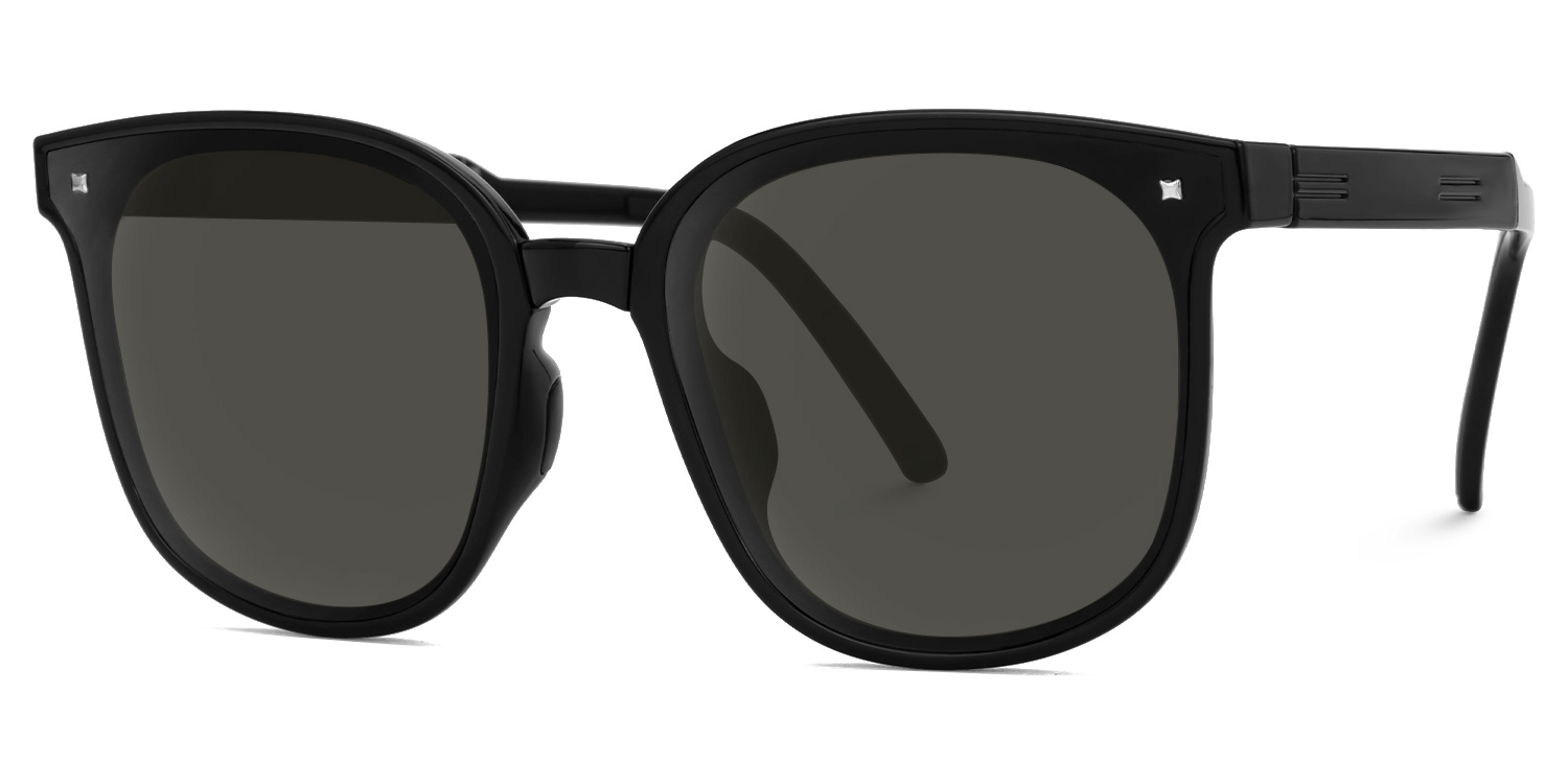 Sulaika Square Black Sunglasses2