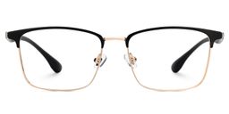 Eaddy Rectangle Gold Glasses0