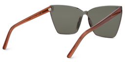 Liliane Orange Square Sunglasses3