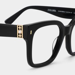 Scicluna Square Black Glasses4