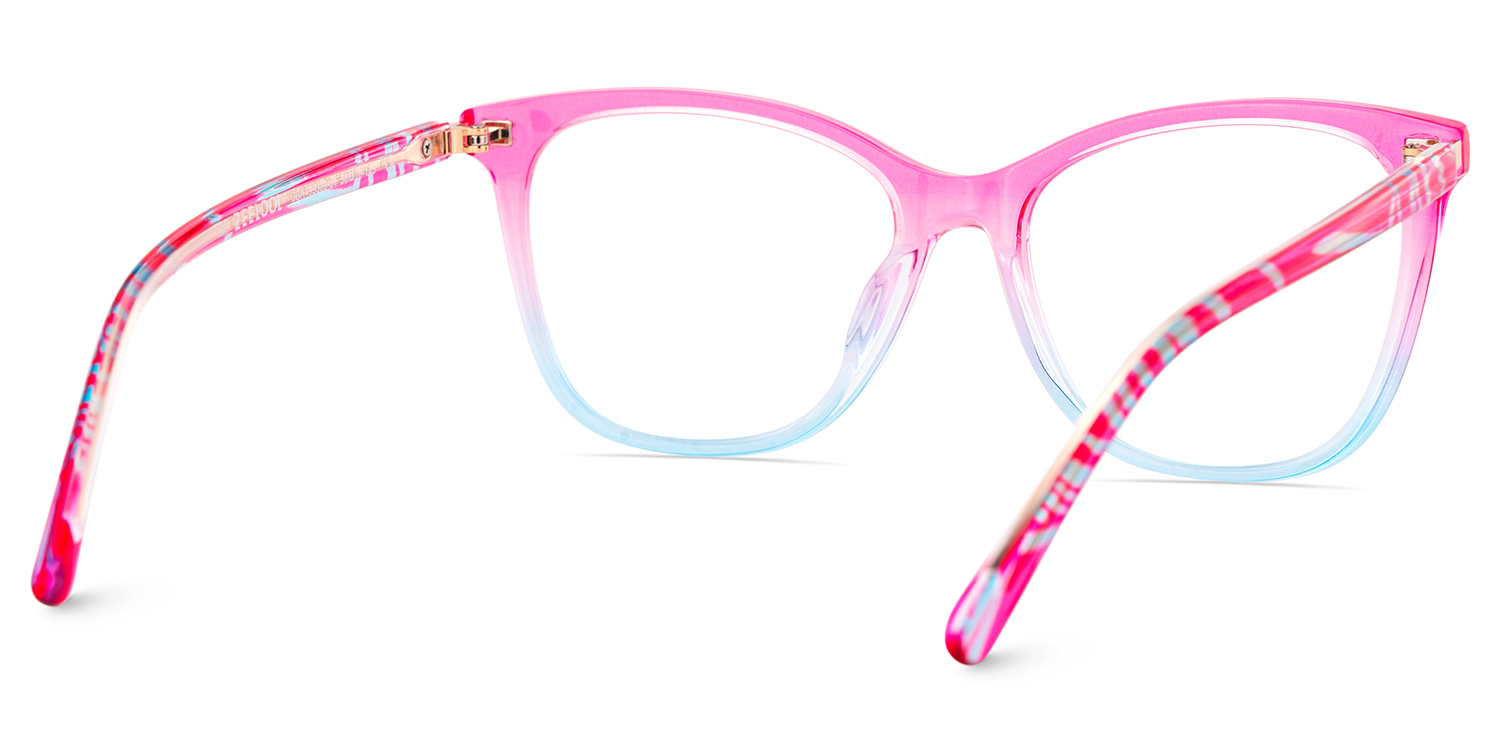 Gage Butterfly Pink Blue Glasses5