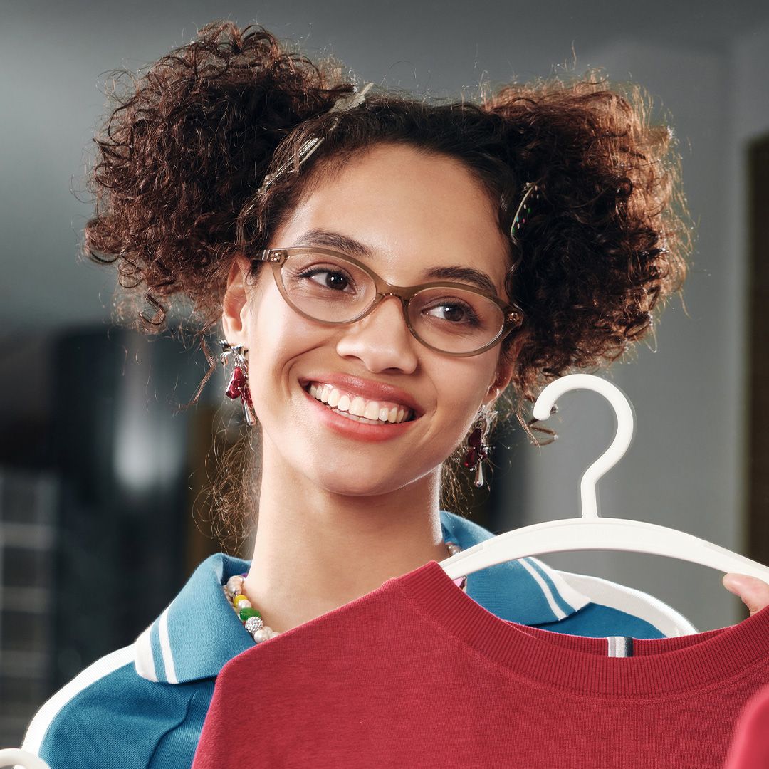 Ashby Brown Narrow Oval-Frame Glasses | Effortless Varsity6