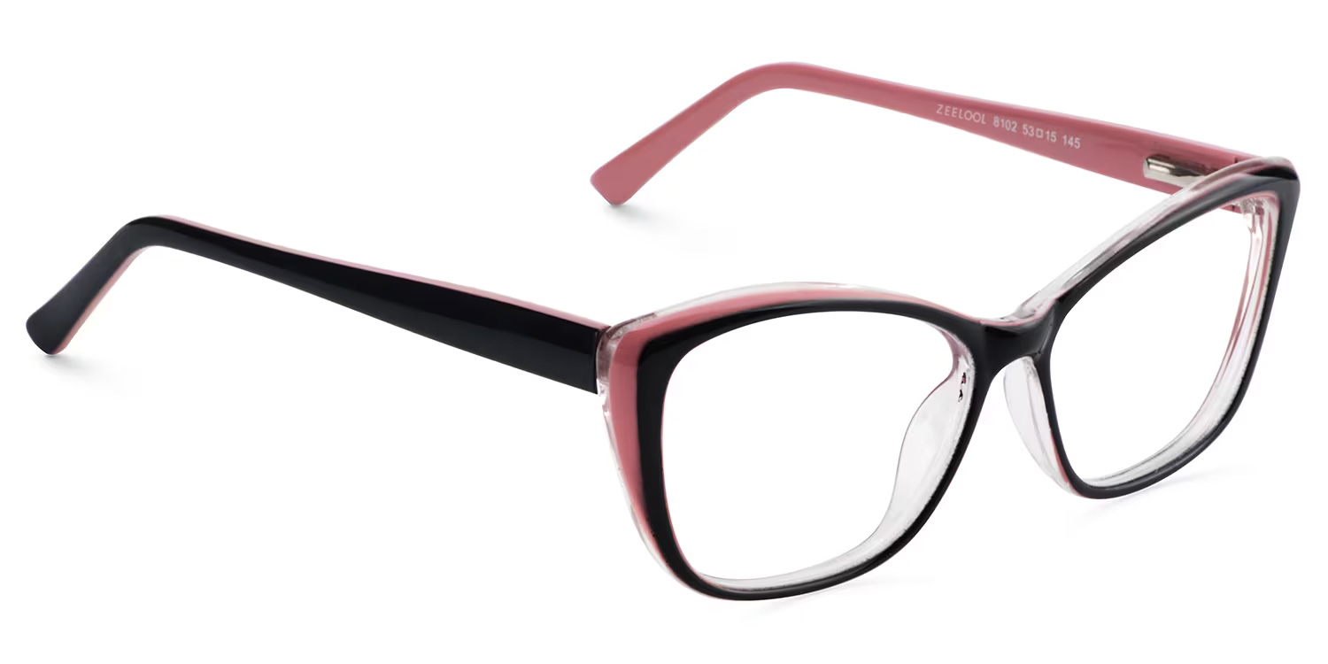 Fidelia Cat Eye Black Glasses4