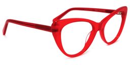 Charis Cat Eye Red Glasses1