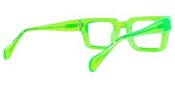 Glaucia Square Green Glasses3