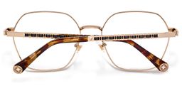 Dunbar Geometric Gold Glasses4