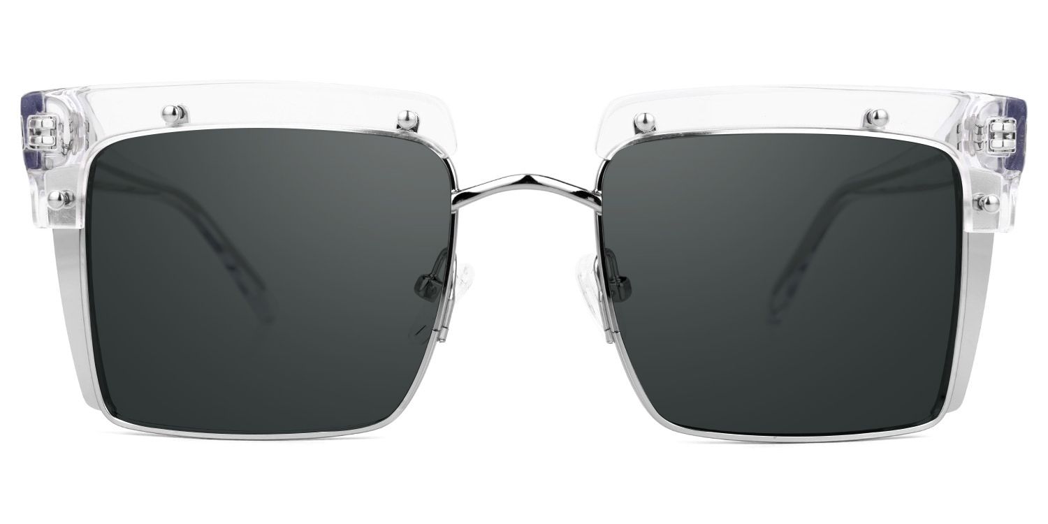 Kiana Square Clear Frame Sunglasses | ZEELOOL UK2