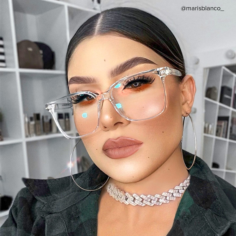 Square Contreras Eyeglasses and Crystal Frame5