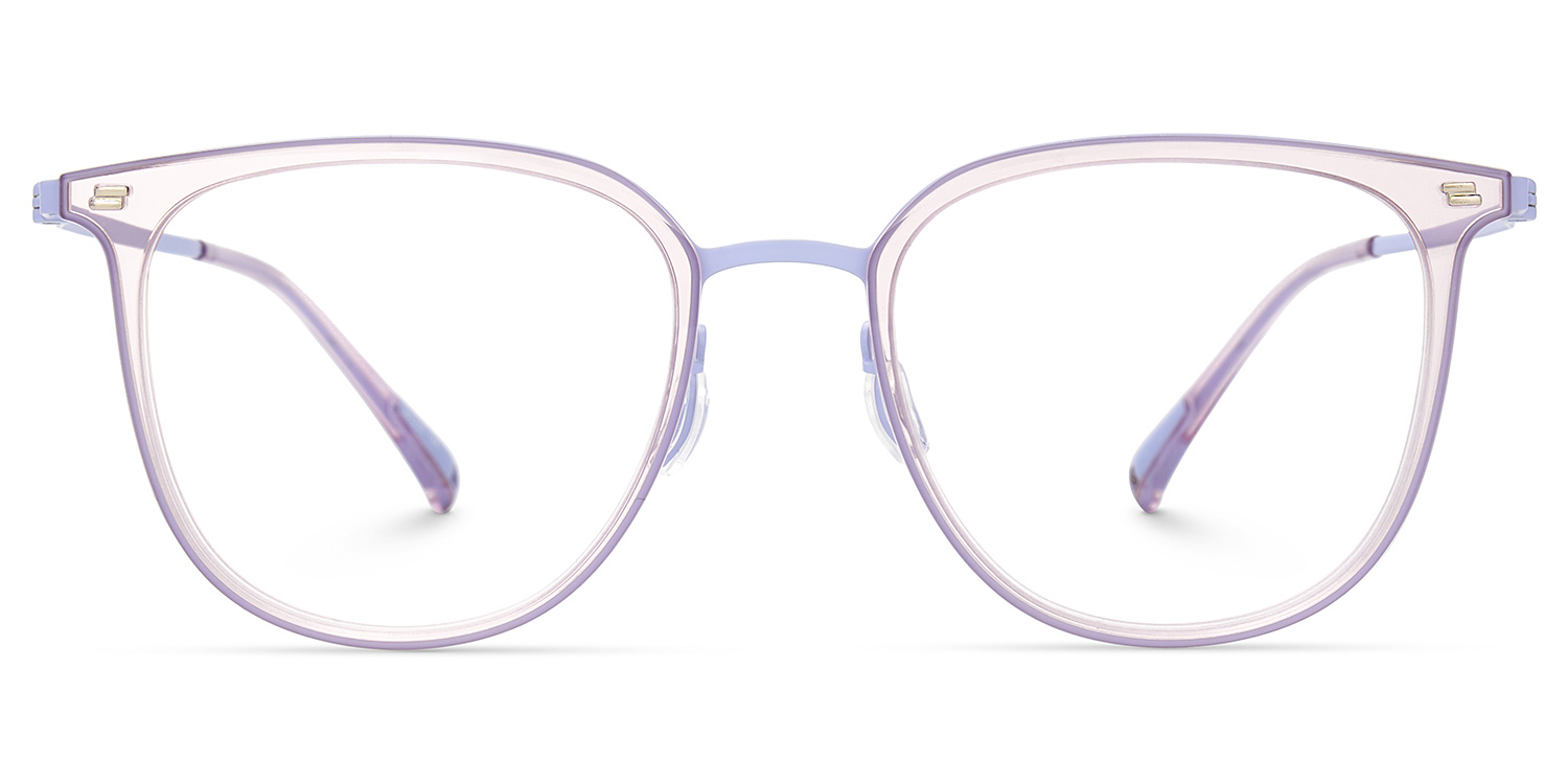 Gilliane Round Purple Glasses0
