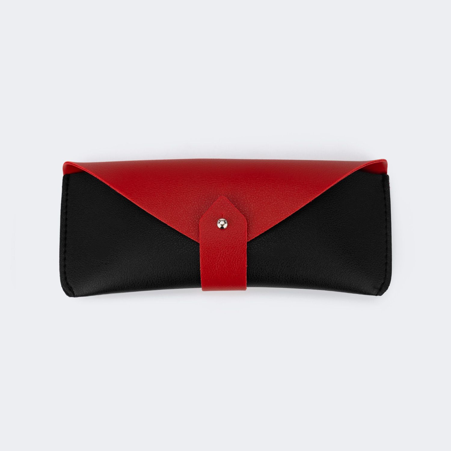 Simple Stylish Black-Red Leather Box0