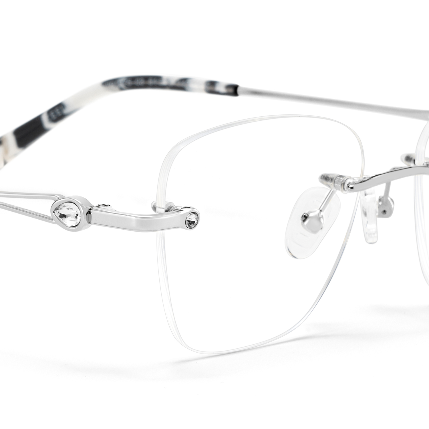 Seth Rectangle Silver Glasses5