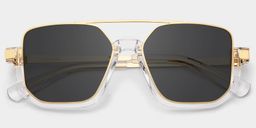 Oromiya Aviator Clear Glasses1