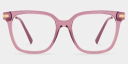 Jacqui Square Pink Glasses1