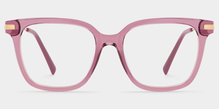 Jacqui Square Pink Glasses
