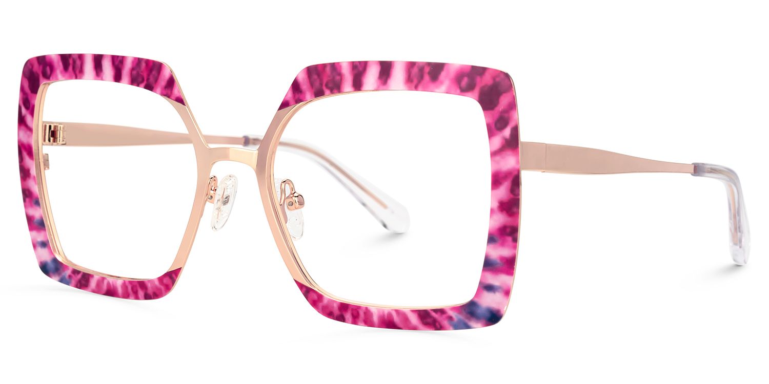 Women Square Sharron Cherry Glasses | ZEELOOL UK1