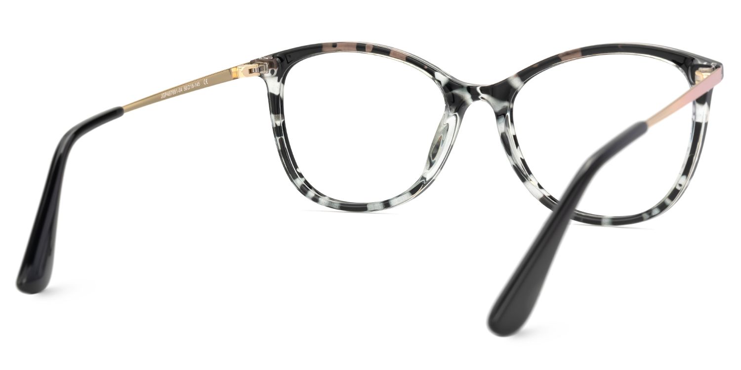 Jenee Thin Frame Tortoise shell Glasses in Oval Design | ZEELOOL UK3