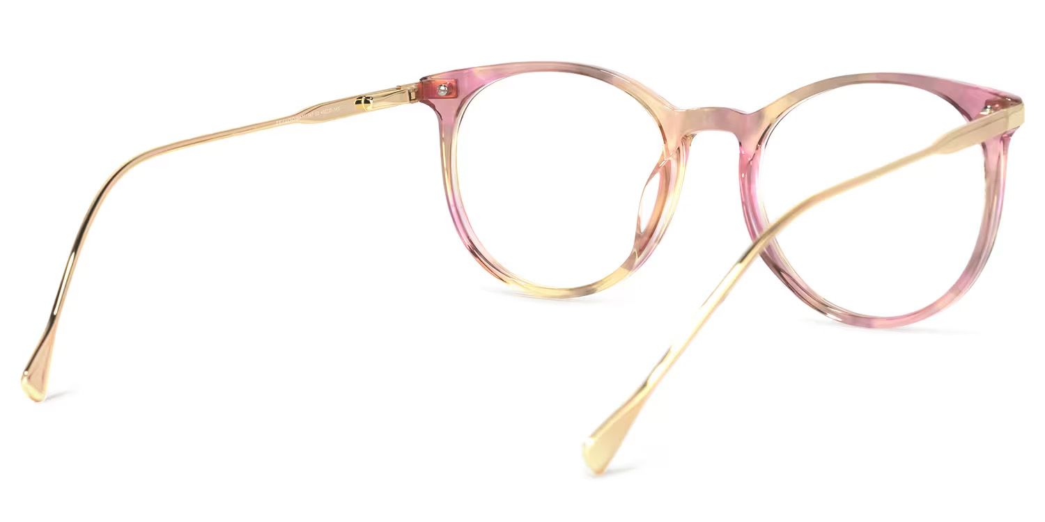 Lenid Round Multicolor Eyeglasses and Thin Frames3