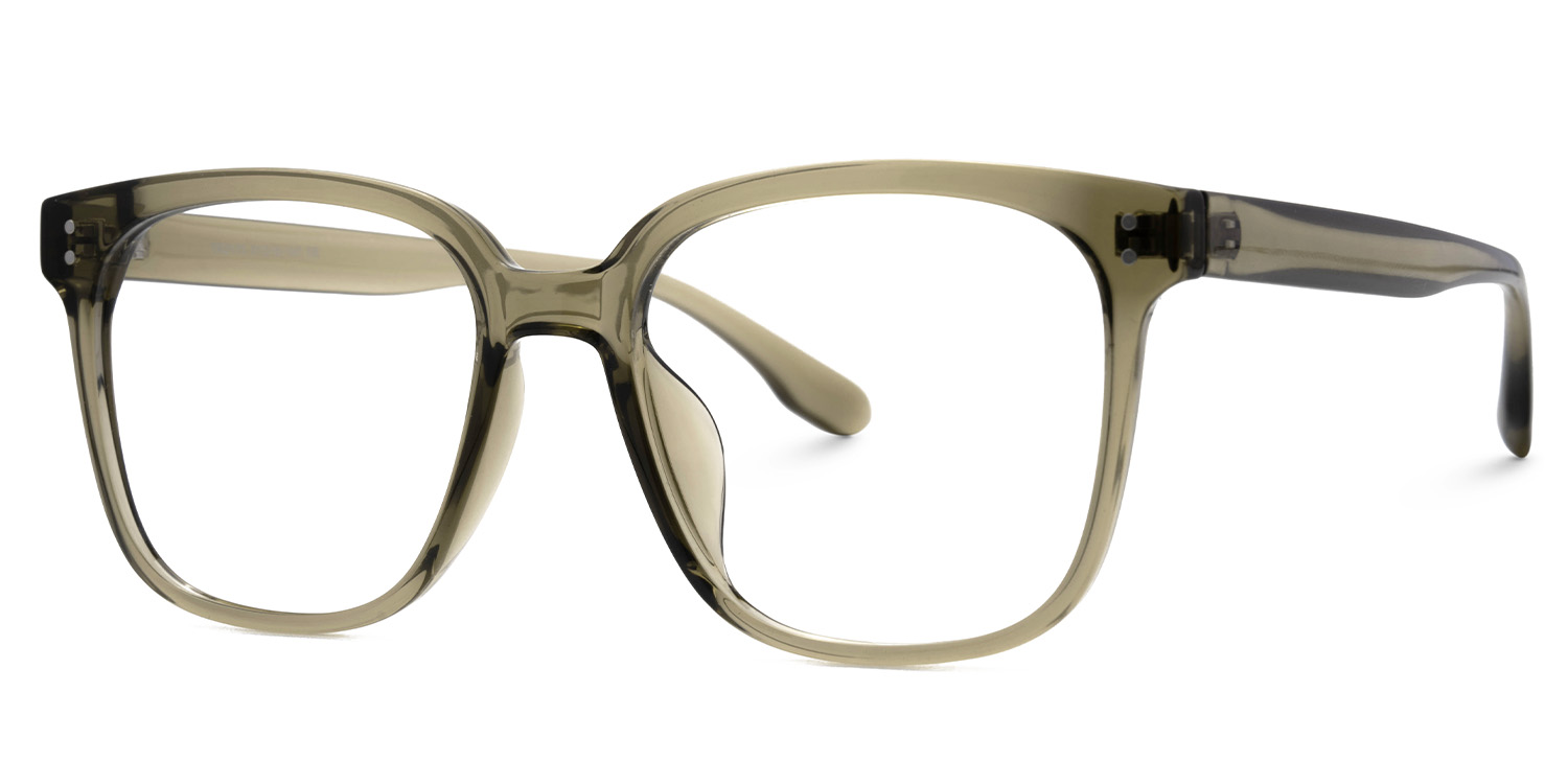 Oglesby Square Brown Green Glasses1