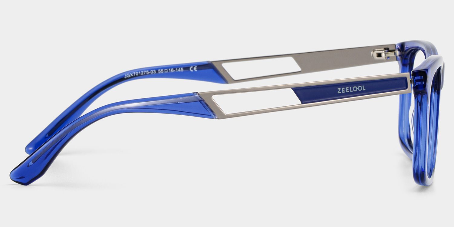 Morgan blue rectangle glasses Online | ZEELOOL4