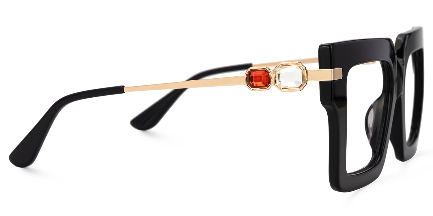 Square Radic Black Frames Designer Glasses2