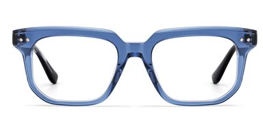 Michael Square Blue Glasses