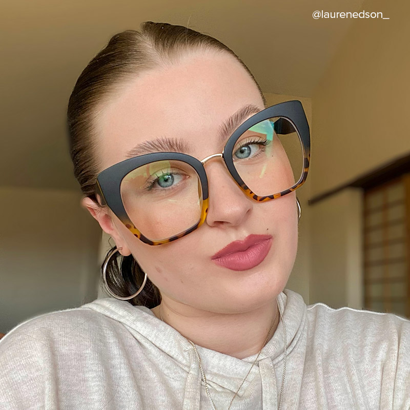 Denis Cat Eye Black Glasses8