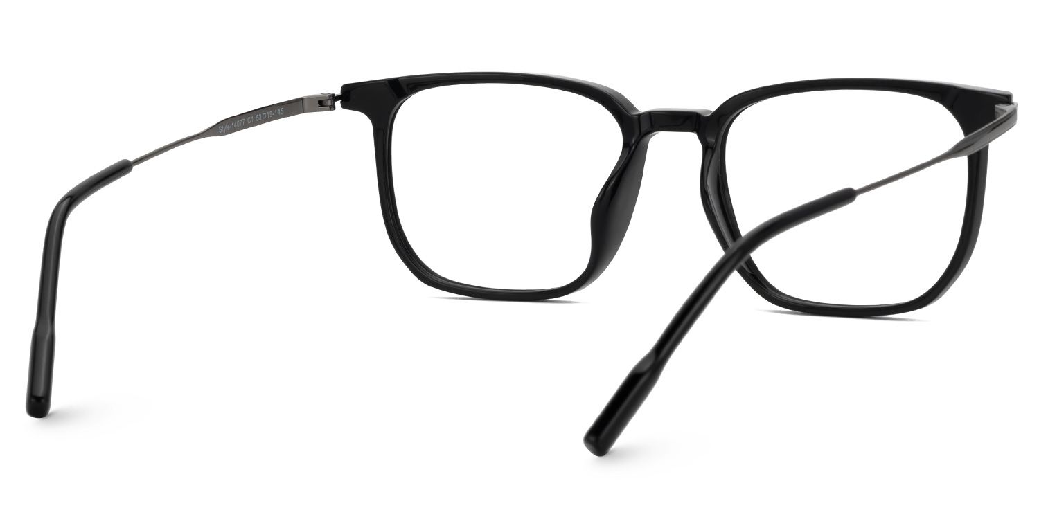 Varlox Black Rectangle Frame Glasses Online | ZEELOOL UK3