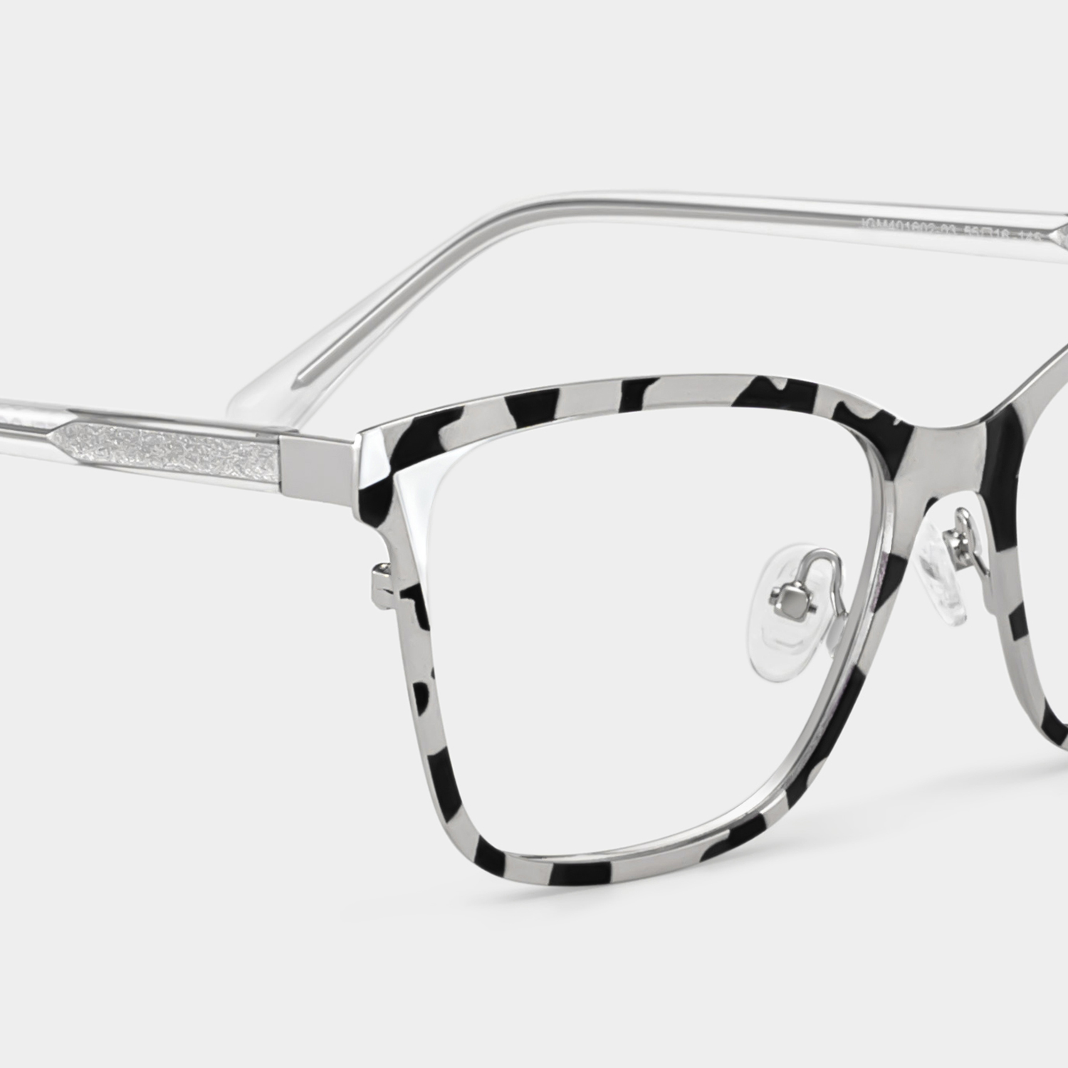 Elise Tortoise Frame Glasses with Rectangle Frame Online | ZEELOOL UK5