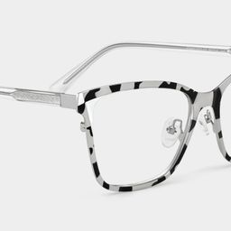 Elise Tortoise Rectangle Glasses5