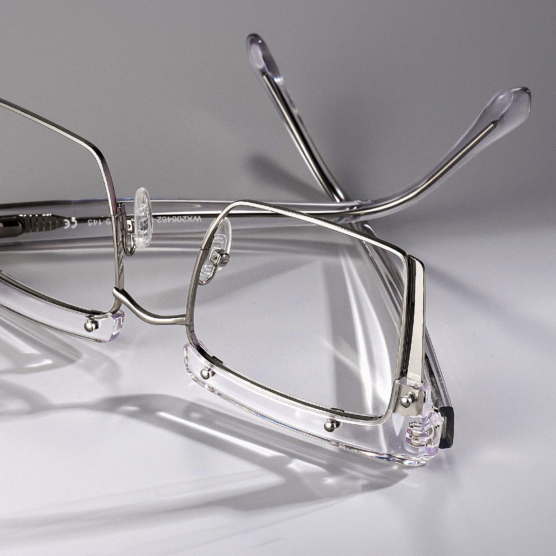 ZEELOOL Kiana Square Crystal Glasses