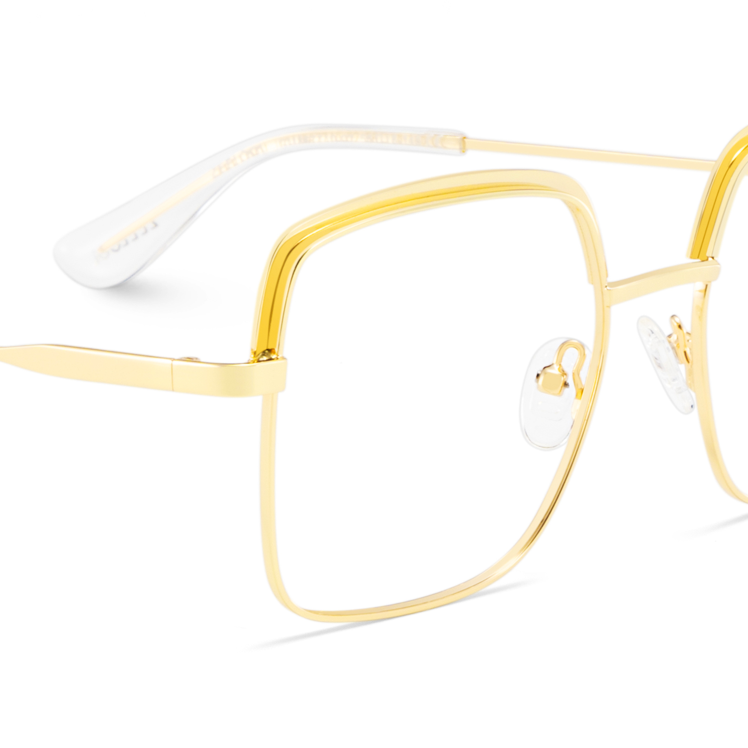 Square Large Metal Glasses Frames- Karan Glasses4