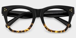 Tandy Rectangle Tortoise Glasses1