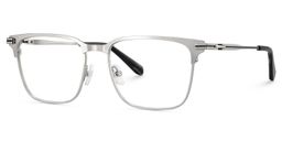 Marshall Rectangle Silver Glasses3