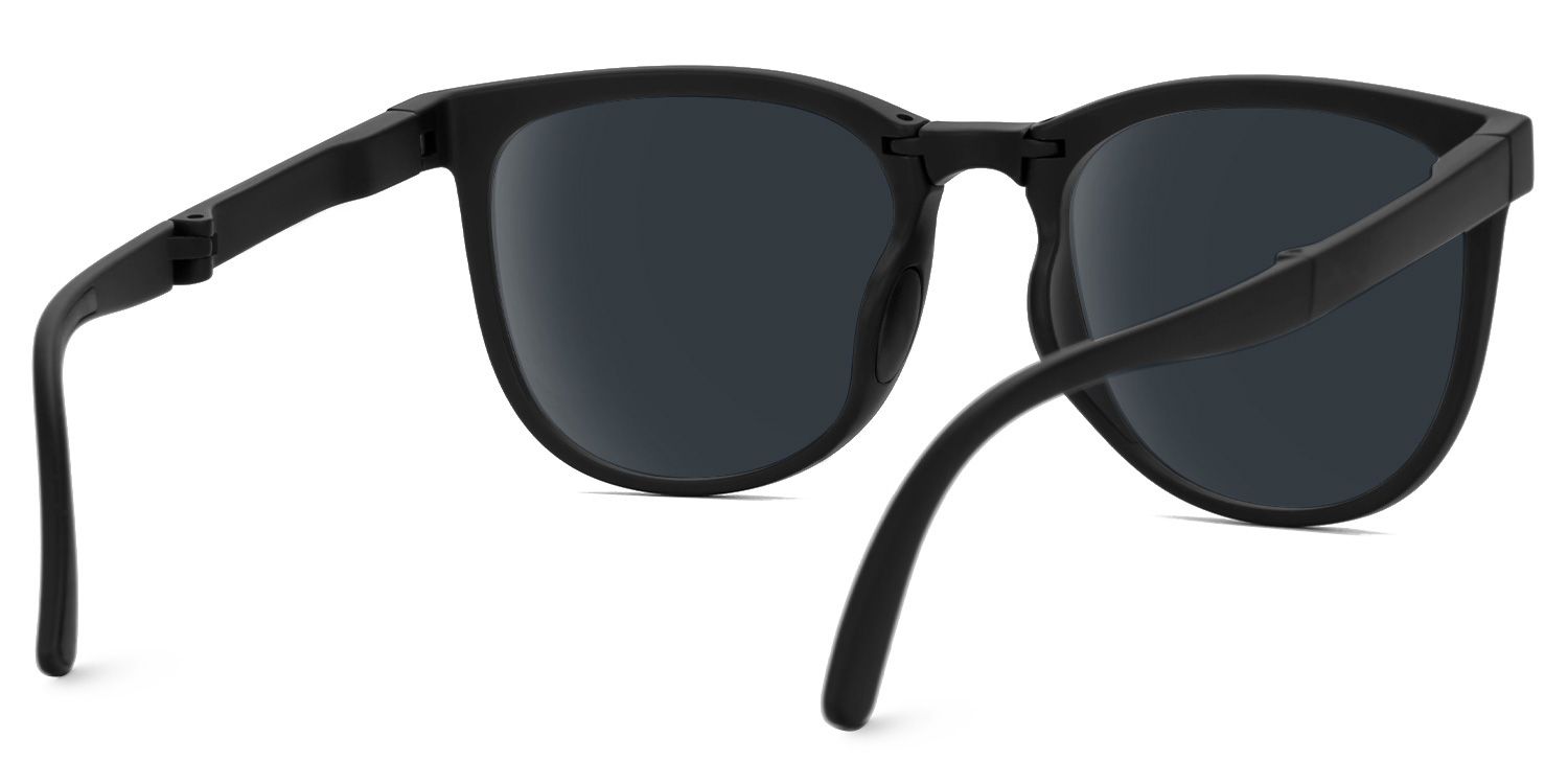 Lindzy TR90 Black Frame Sunglasses with Square Shape | ZEELOOL UK4