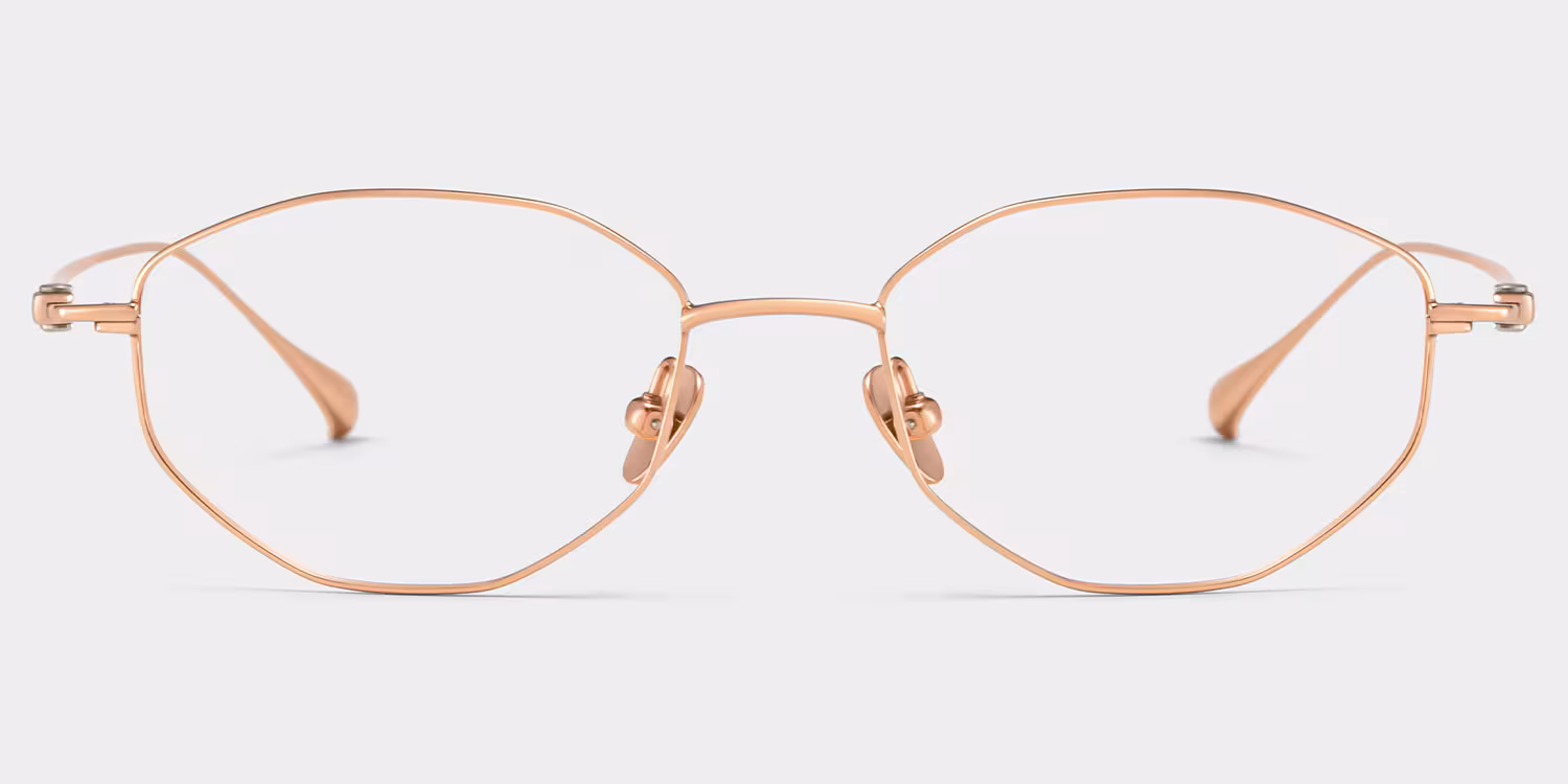 Everett Geometric Gold Glasses good-img