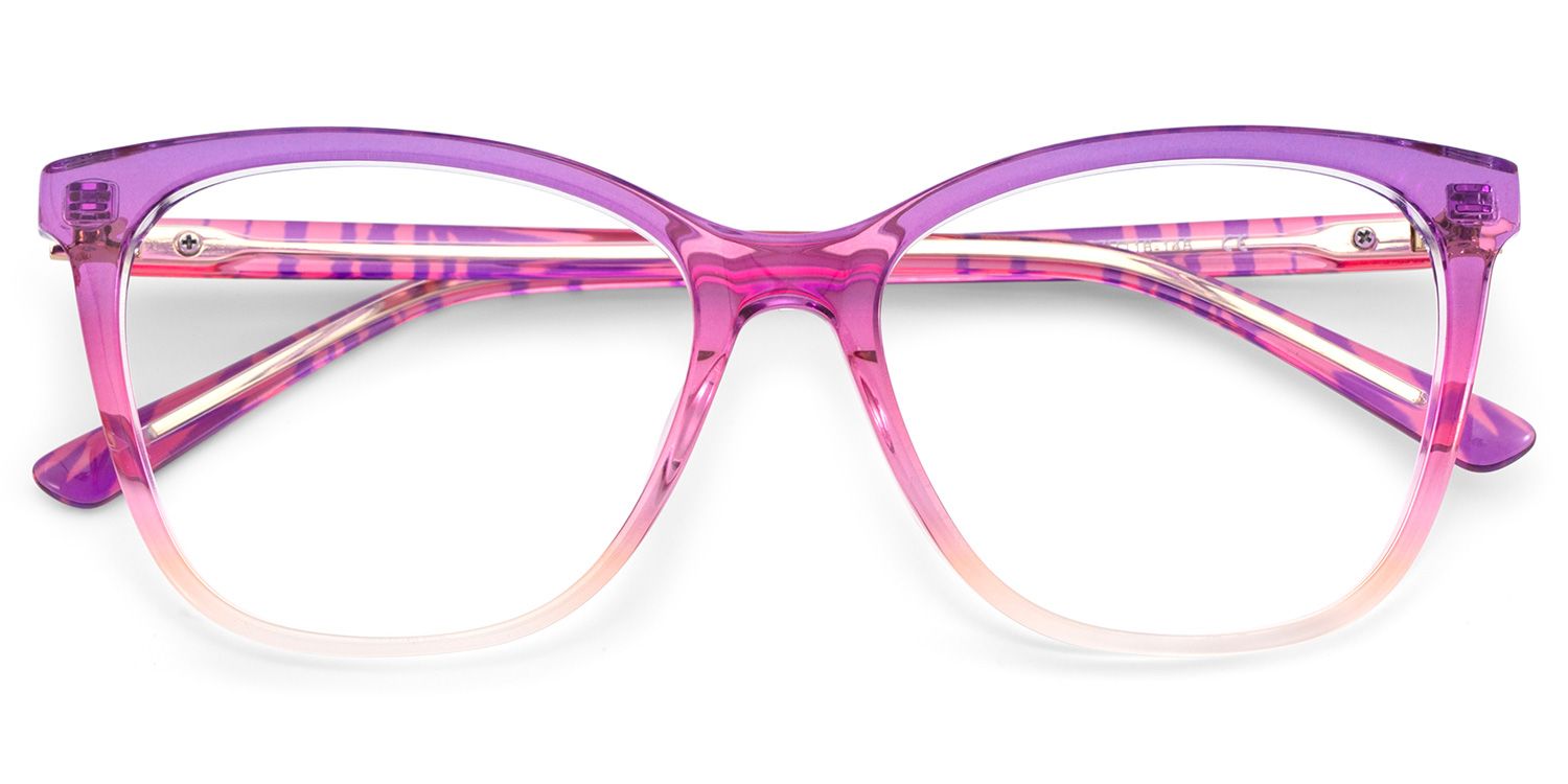Gage Butterfly Purple Color Frame Glasses for Women | ZEELOOL UK2
