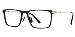 Lincoln Black Rectangle Glasses3