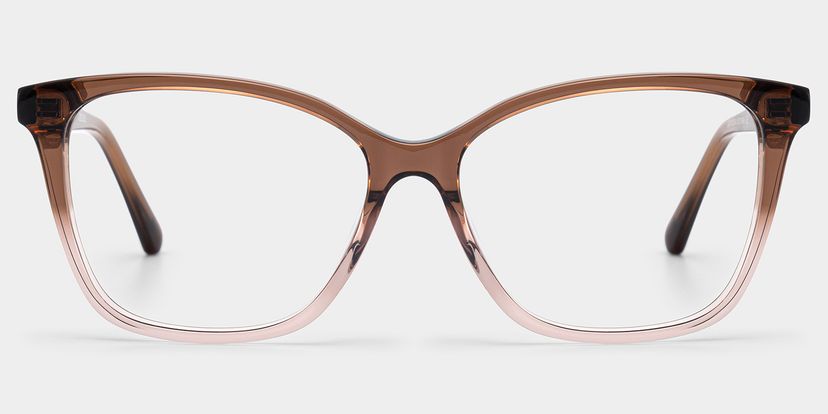 Finnian Square Brown Glasses