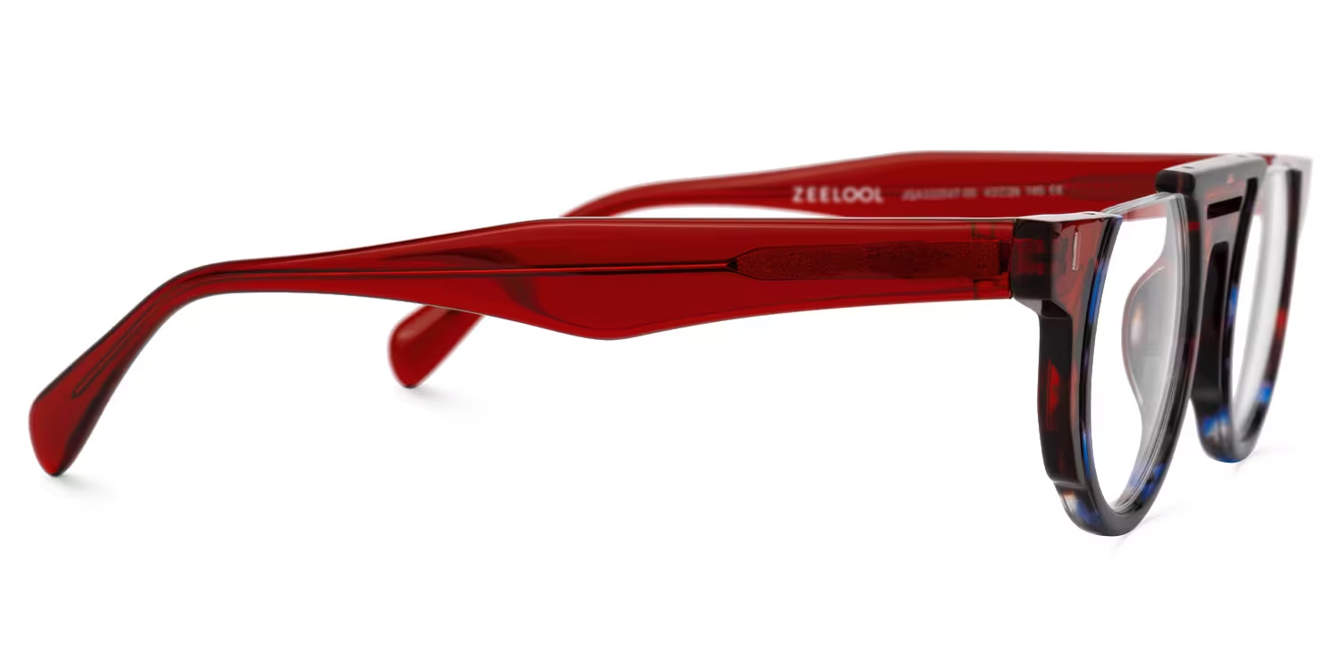 New Red Color for Mastin Acetate Eyeglasses  | ZEELOOL UK2