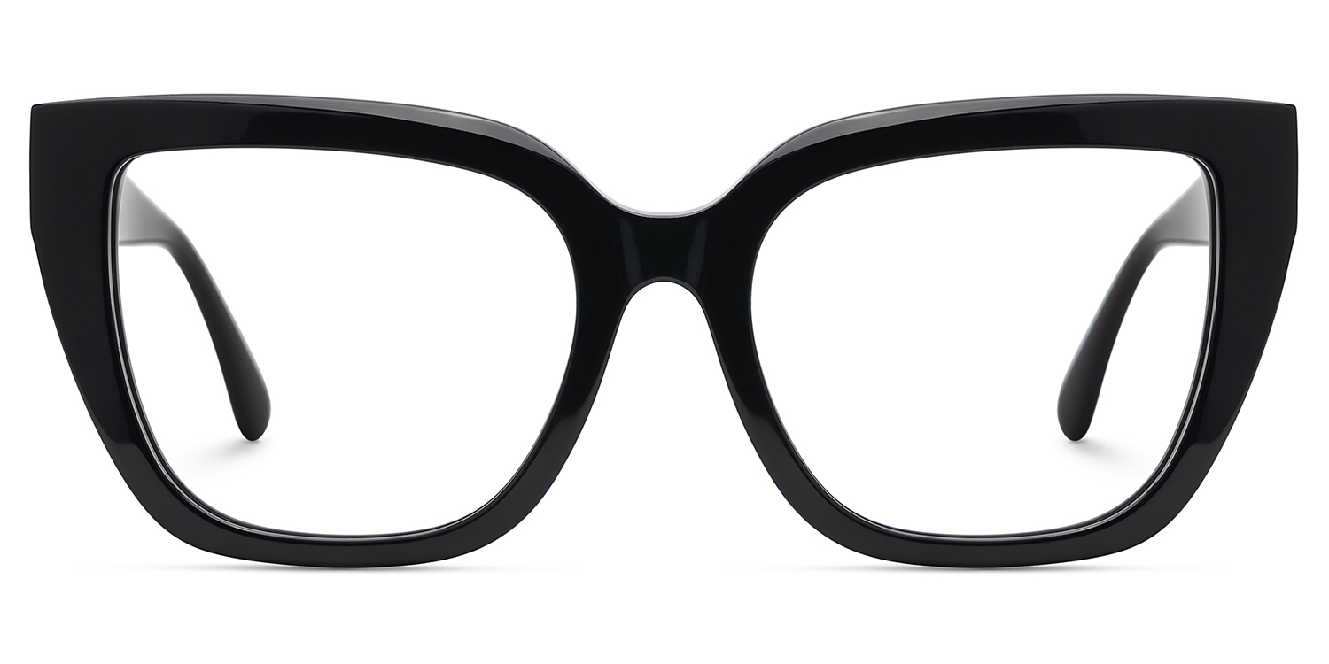 Tamarrah Cateye Black Glasses1