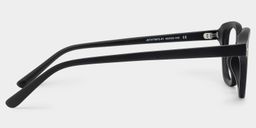 Amber Square Black Glasses4