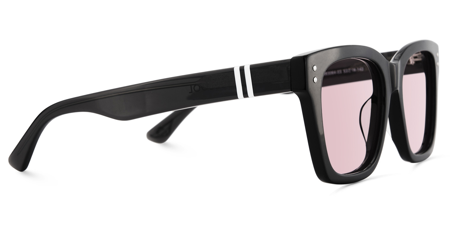 Gaydeh Rectangle Black Sunglasses3