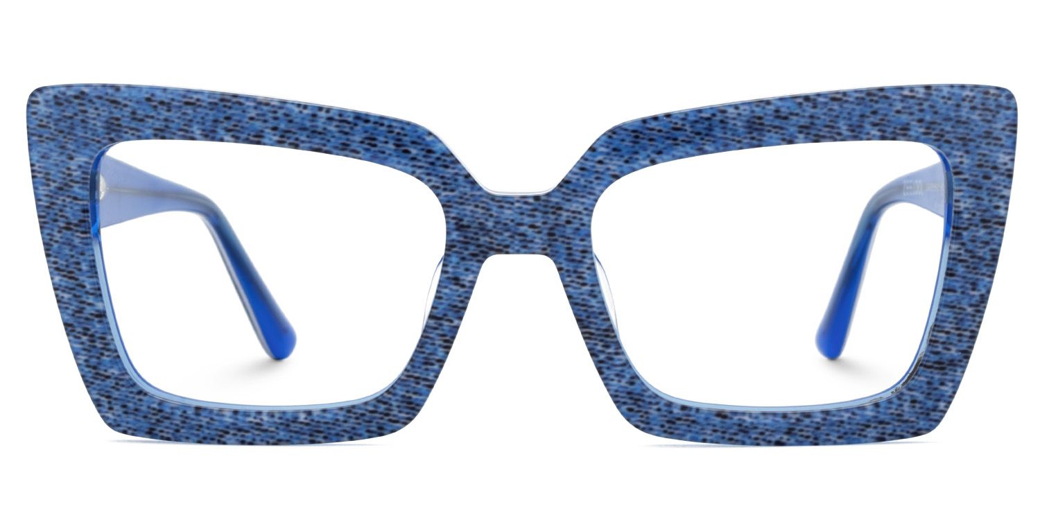Tootie Eyeglasses in Butterfly Blue Frame | ZEELOOL UK0