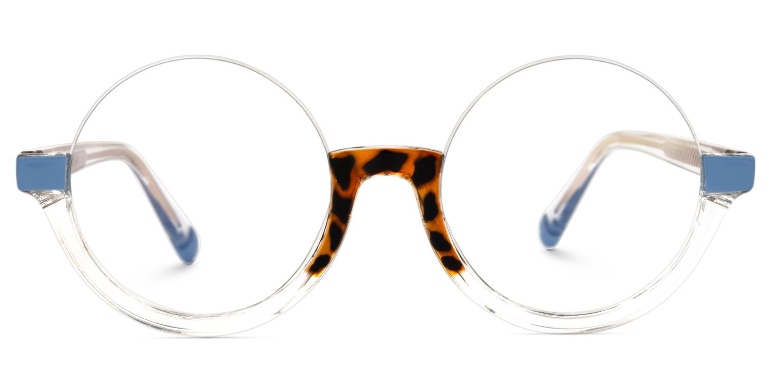 Cheril Round Clear Glasses0