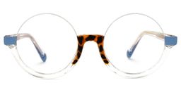 Cheril Round Clear Glasses0