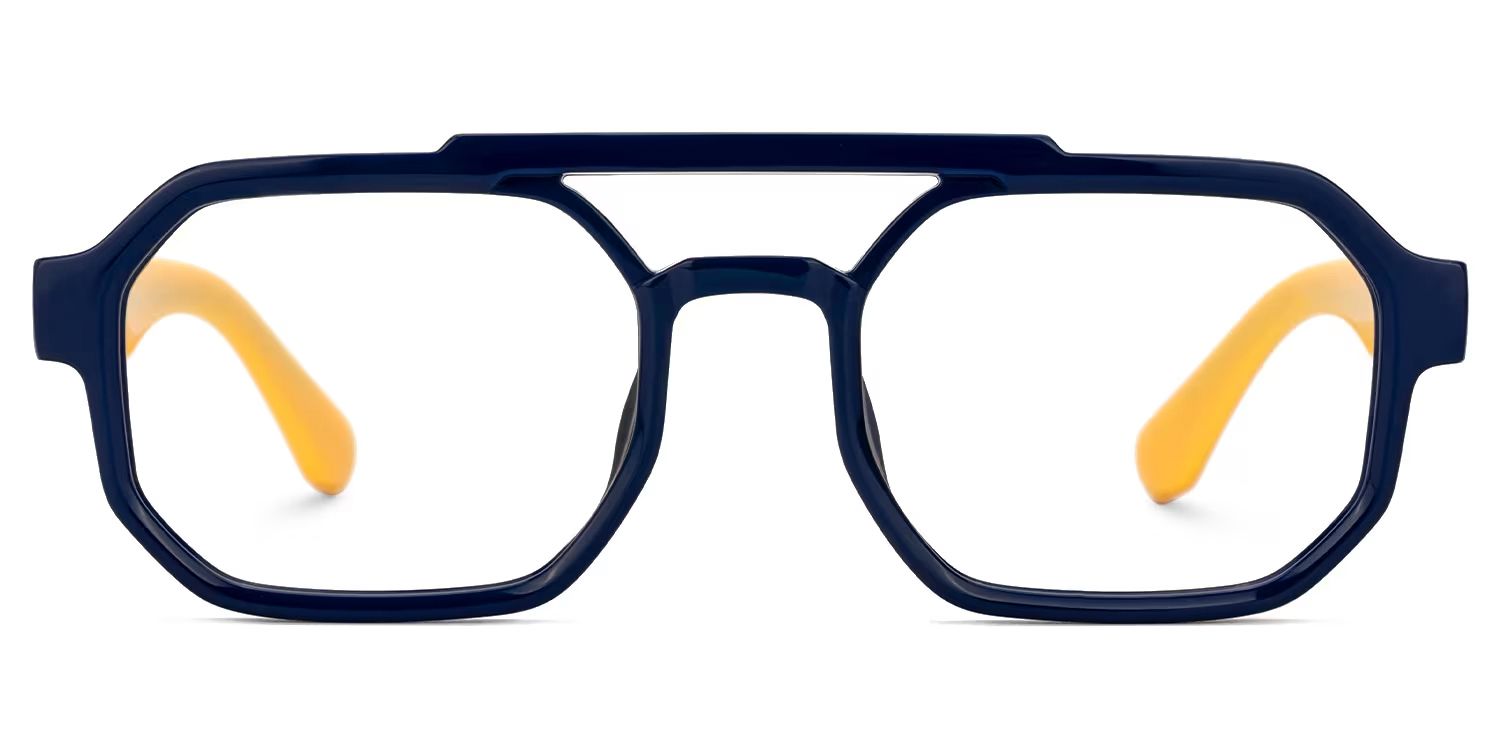 Aviator Salem Blue Color Frame Glasses | ZEELOOL UK0