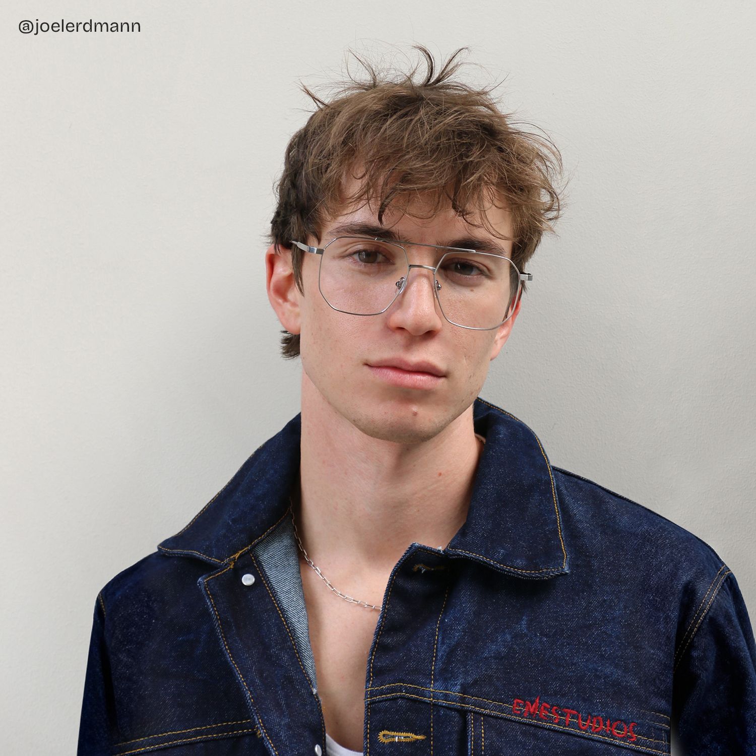 Logan Silver Frame Glasses with Aviator Frame Online | ZEELOOL6