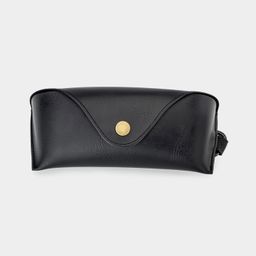 High-Quality Black Leather Eyeglass Case1